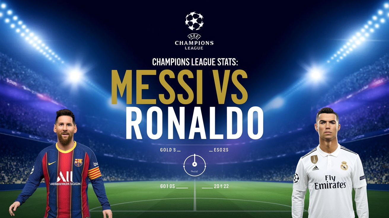 Statistik Liga Champion Messi vs Ronaldo