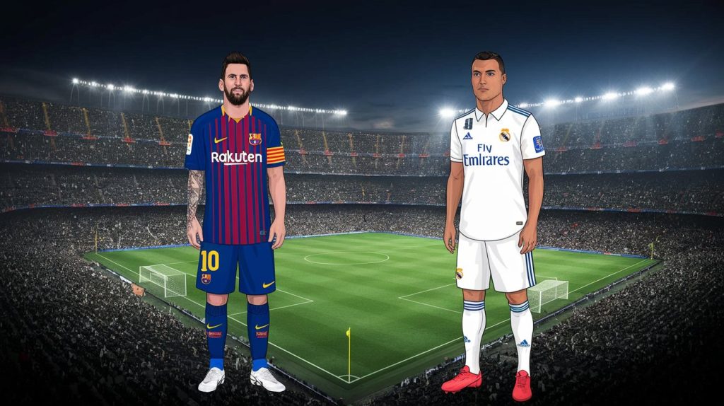 Statistik El Clasico Messi vs Ronaldo